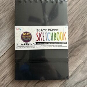 OOLY Black Spiral Sketchbook‎